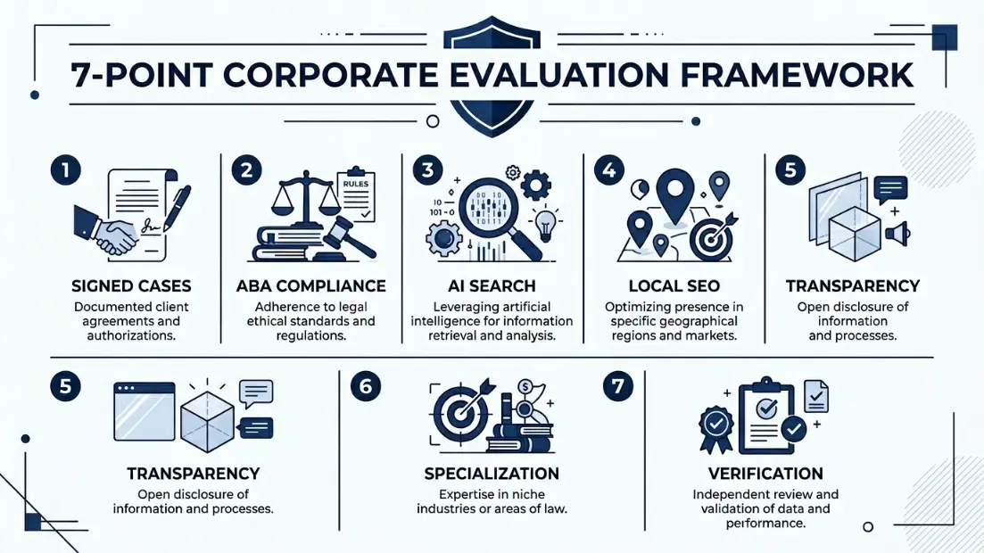 law firm seo evaluation criteria
